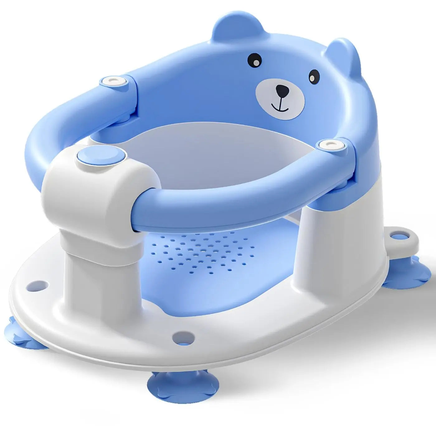 Baby Bath Seat For Babies 6 Months & Up, Toddler Bath Seats For Babies Sitting Up, Non-Slip Infant Bath Tub Chair With 4 Suction