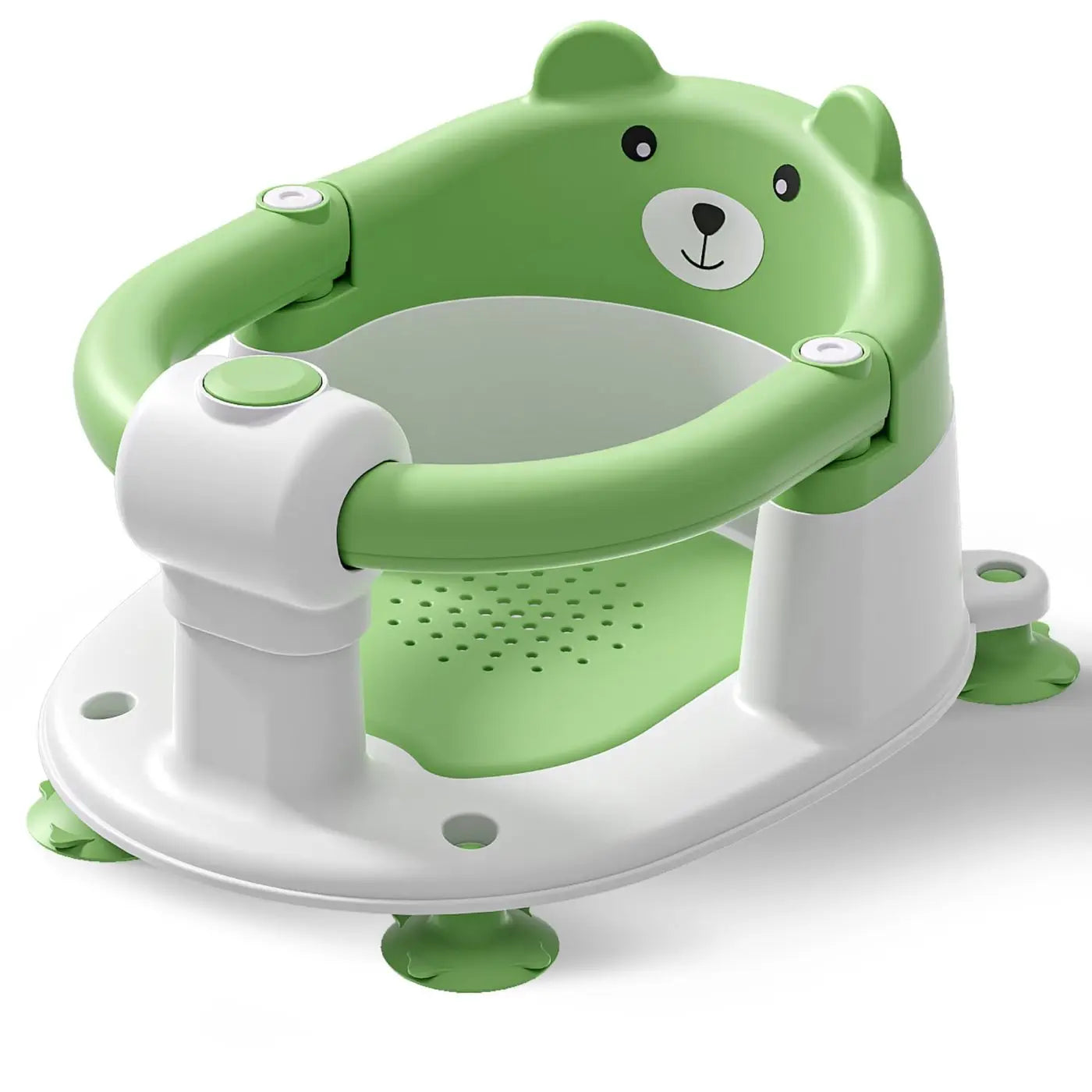 Baby Bath Seat For Babies 6 Months & Up, Toddler Bath Seats For Babies Sitting Up, Non-Slip Infant Bath Tub Chair With 4 Suction