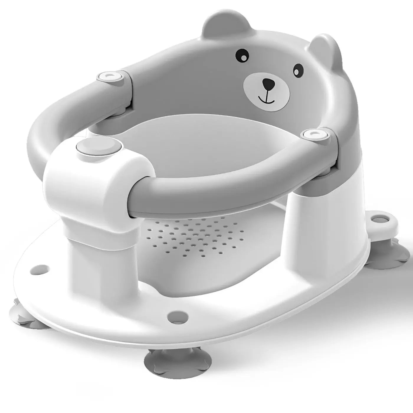 Baby Bath Seat For Babies 6 Months & Up, Toddler Bath Seats For Babies Sitting Up, Non-Slip Infant Bath Tub Chair With 4 Suction