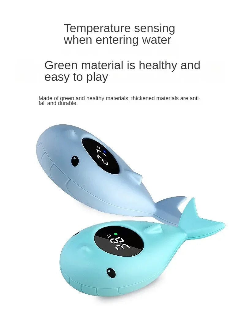 Baby Temperature Meter Floating Digital Water Baby Bath Temperature Meter LED Display Temperature Tester Safety Cartoon
