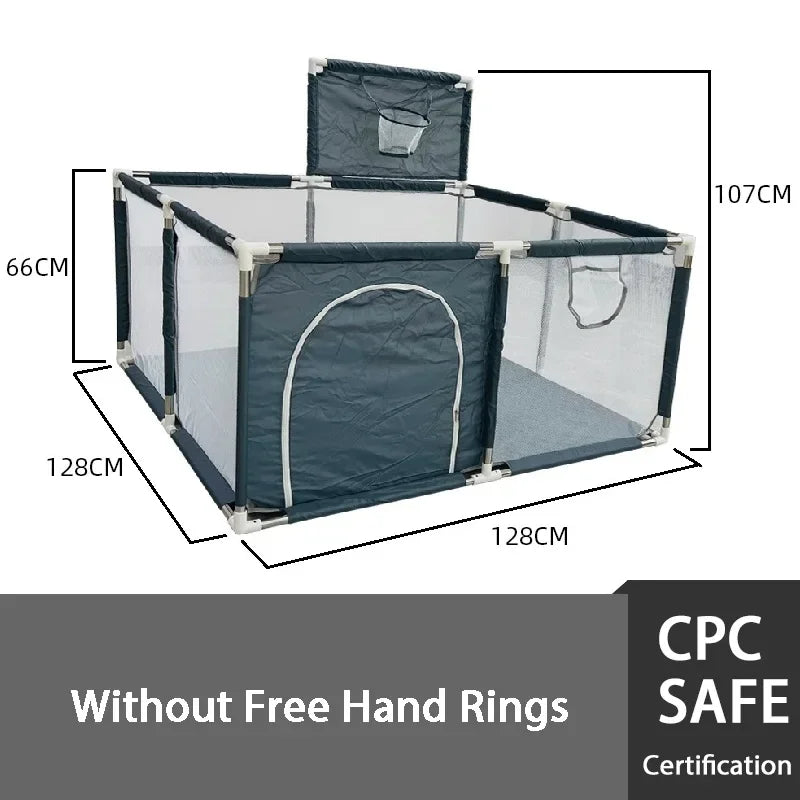 IMBABY Baby Playpen Indoor Baby Playground Large Playpen for Children Safety Protective Barrier Fence Waterproof Game Playpen