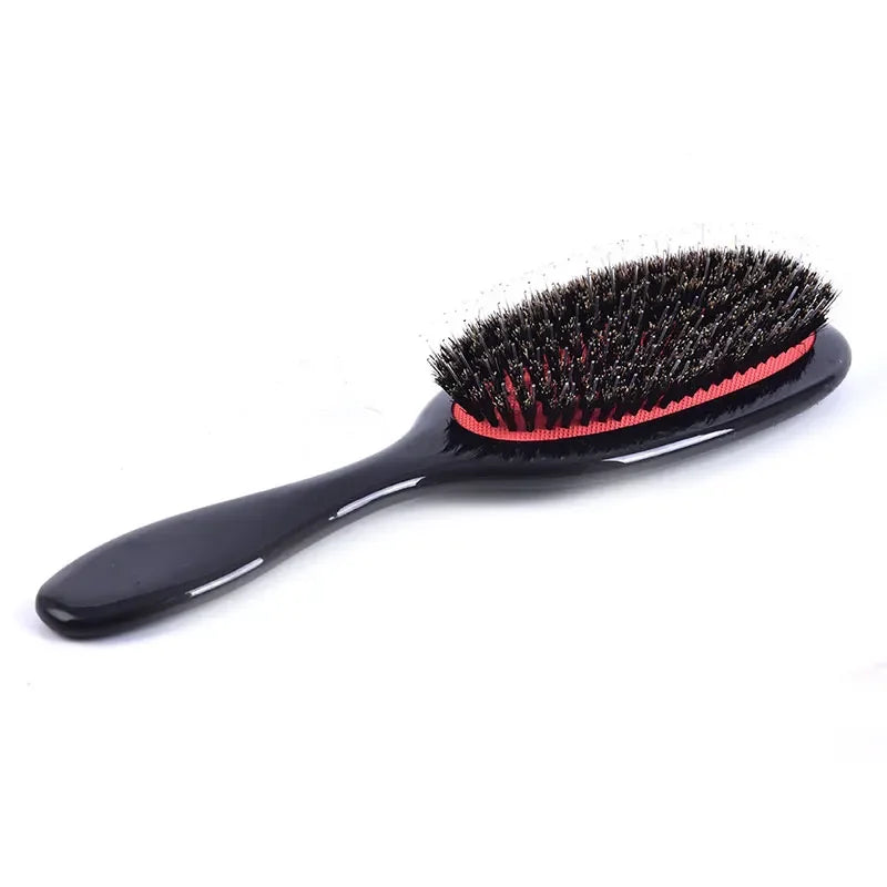 Boar Bristle Hair Brush Women Combs for Wood HairBrush Detangle Straightener Comb Barber Accessories