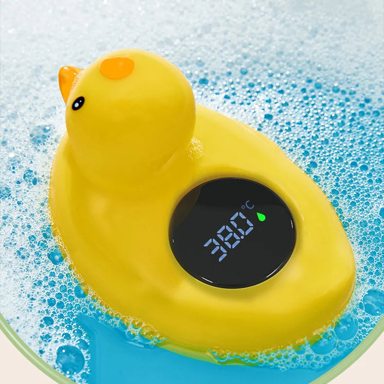 Baby Temperature Meter Floating Digital Water Baby Bath Temperature Meter LED Display Temperature Tester Safety Cartoon