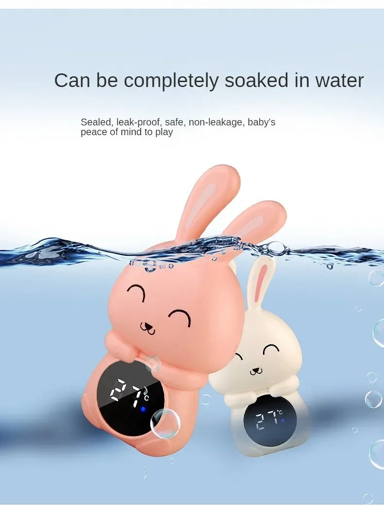 Baby Temperature Meter Floating Digital Water Baby Bath Temperature Meter LED Display Temperature Tester Safety Cartoon