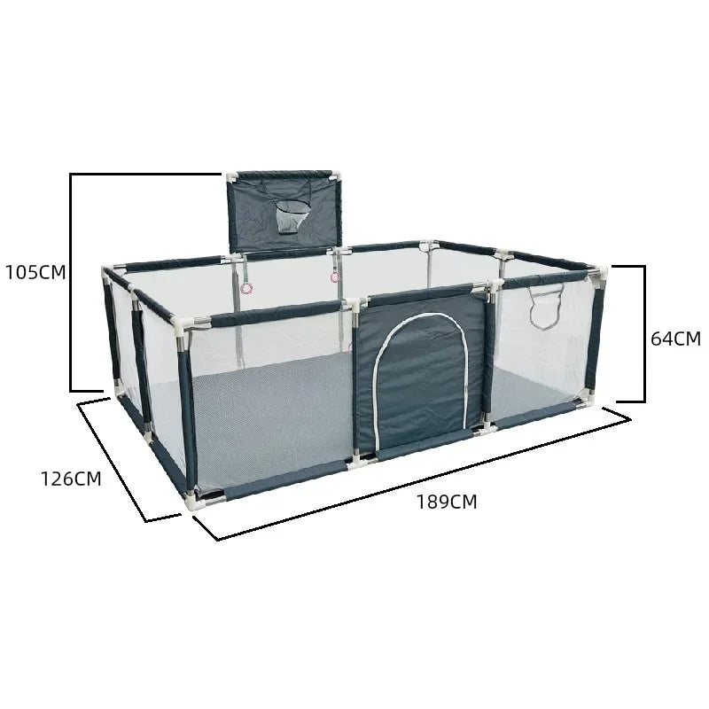 IMBABY Baby Playpen Indoor Baby Playground Large Playpen for Children Safety Protective Barrier Fence Waterproof Game Playpen