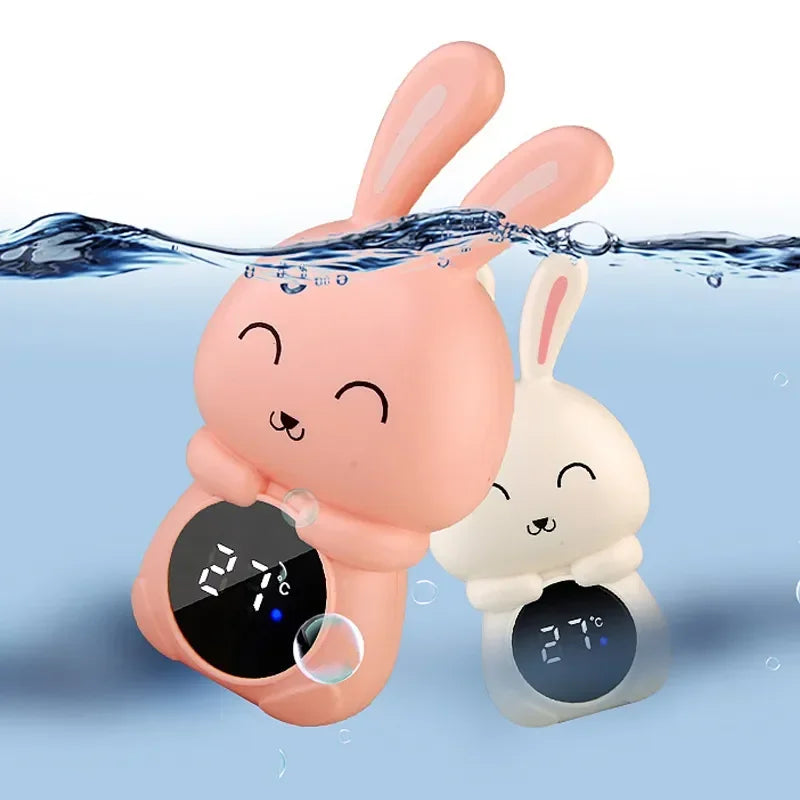 Baby Temperature Meter Floating Digital Water Baby Bath Temperature Meter LED Display Temperature Tester Safety Cartoon